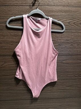 gaze Pink Crewneck Sleeveless Top